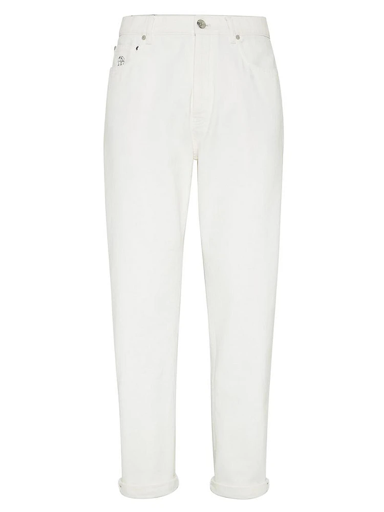 Garment Dyed Iconic Fit Five Pocket Jeans