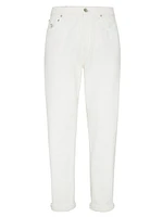 Garment Dyed Iconic Fit Five Pocket Jeans