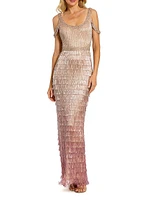 Evening Beaded Body-Con Gown