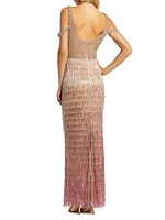 Evening Beaded Body-Con Gown