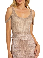 Evening Beaded Body-Con Gown