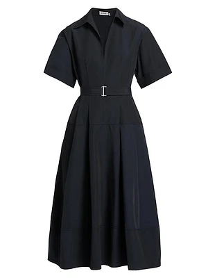 Deanna Belted Midi-Dress