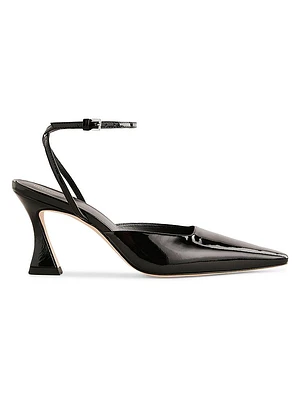 Natasha 75MM Patent Leather Pumps