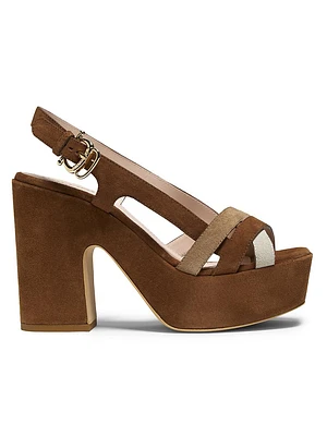 Suede 110MM Platform Sandals