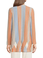 Jewel Neck Knit Jacket