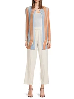 Jewel Neck Knit Jacket