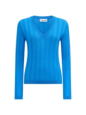 Rione V-Neck Rib Sweater