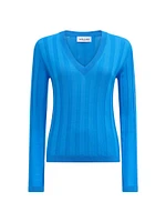 Rione V-Neck Rib Sweater