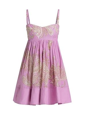 Jiah Paisley Minidress