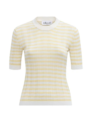 Deeda Crewneck Stripes Sweater