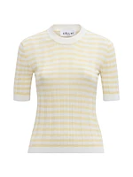 Deeda Crewneck Stripes Sweater
