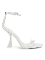 Zenita Leather 100MM Heel Sandals
