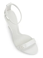 Zenita Leather 100MM Heel Sandals