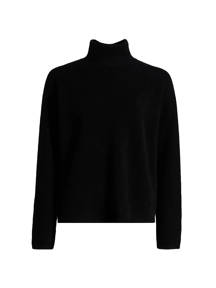 Boxy Turtleneck Cashmere Sweater