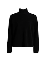 Boxy Turtleneck Cashmere Sweater