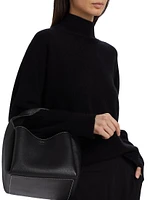 Boxy Turtleneck Cashmere Sweater