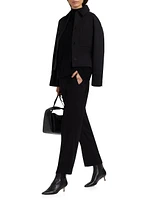 Boxy Turtleneck Cashmere Sweater