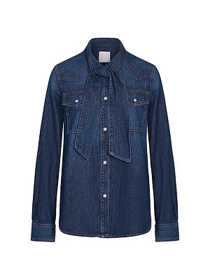 Ranchers Daughter Denim Tie Shirt