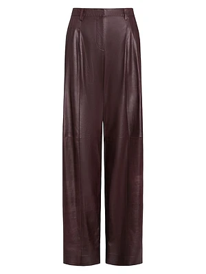 Sulli Leather Straight Pants