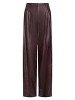 Sulli Leather Straight Pants