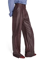 Sulli Leather Straight Pants
