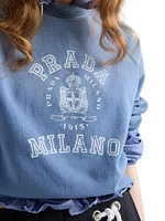 Cotton Crewneck Sweatshirt