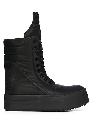 Mega Geobasket Leather High-Top Sneakers