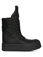 Mega Geobasket Leather High-Top Sneakers