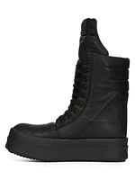 Mega Geobasket Leather High-Top Sneakers