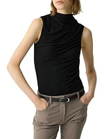 Stretch Viscose Draped Top