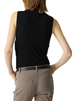 Stretch Viscose Draped Top