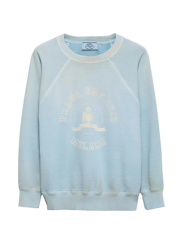 Cotton Crewneck Sweatshirt