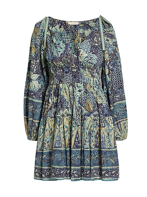 Anika Floral Patchwork Minidress