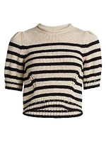 Pia Striped Knit Top