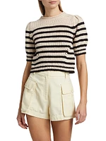 Pia Striped Knit Top