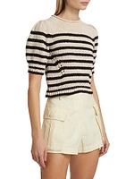 Pia Striped Knit Top
