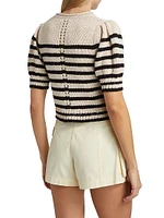 Pia Striped Knit Top