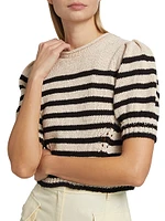 Pia Striped Knit Top