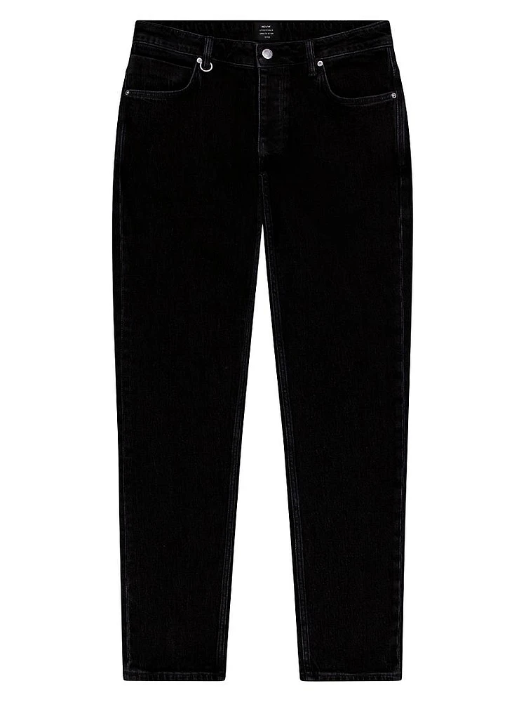 Lou Stretch Straight-Leg Jeans