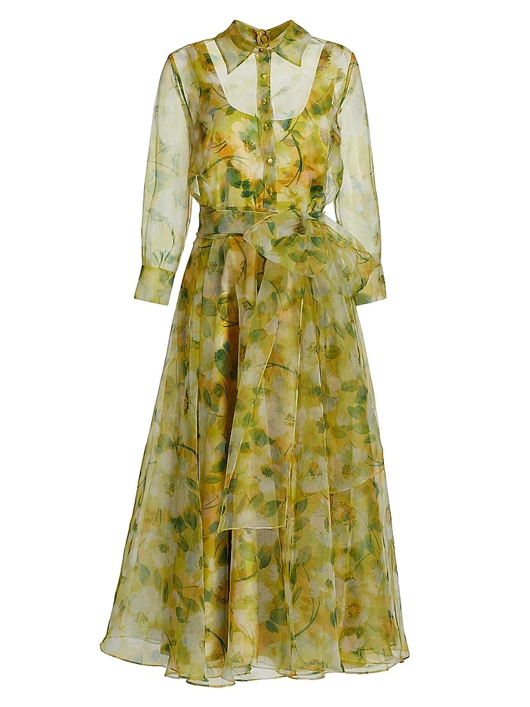 Magdalene Organza Shirt Dress