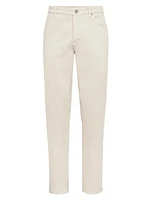 Lightweight Denim Traditional Fit Five Pocket Jeans