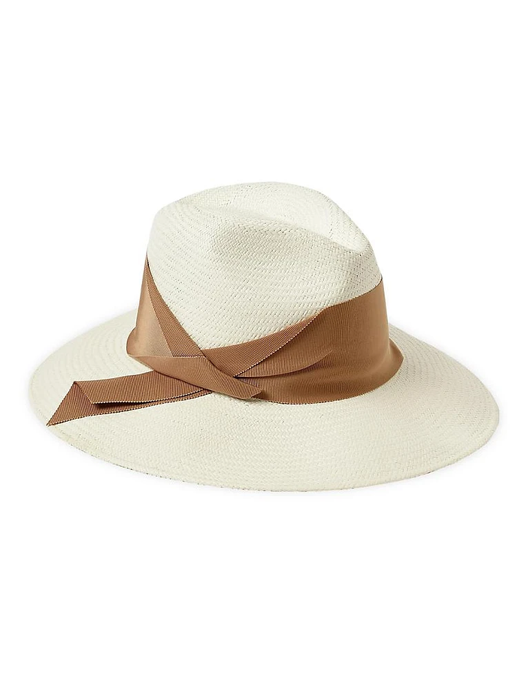 Gardenia Straw Fedora