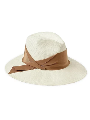 Gardenia Straw Fedora
