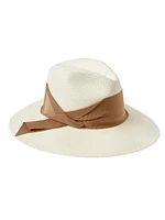 Gardenia Straw Fedora