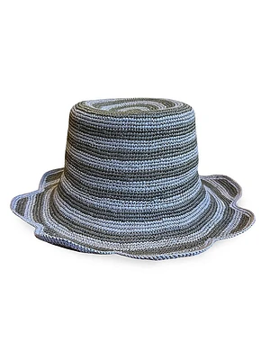 Scalloped Crotchet Bucket Hat