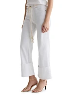Saige Wide-Leg Crop Jeans