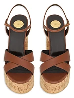 Bianca Platform Sandals Smooth Leather