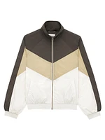 Saint Laurent Teddy Jacket Crinkled Nylon