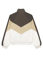 Saint Laurent Teddy Jacket Crinkled Nylon