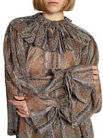 Blouse Paisley Silk Georgette